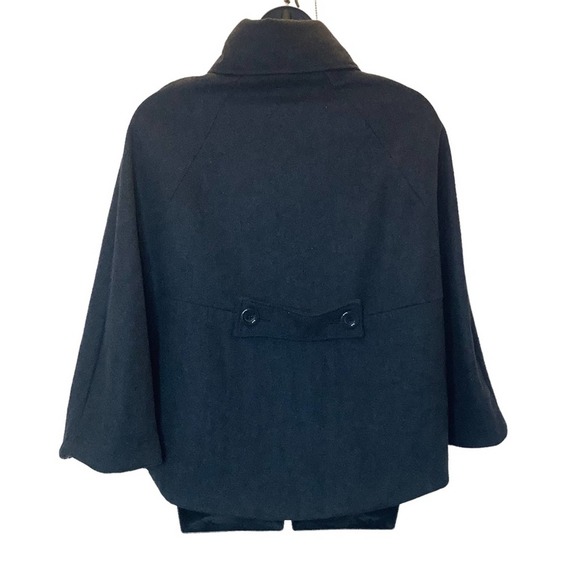 Steve Madden Wool Blend Owl Lined Cape Size S/M - Picture 3 of 6